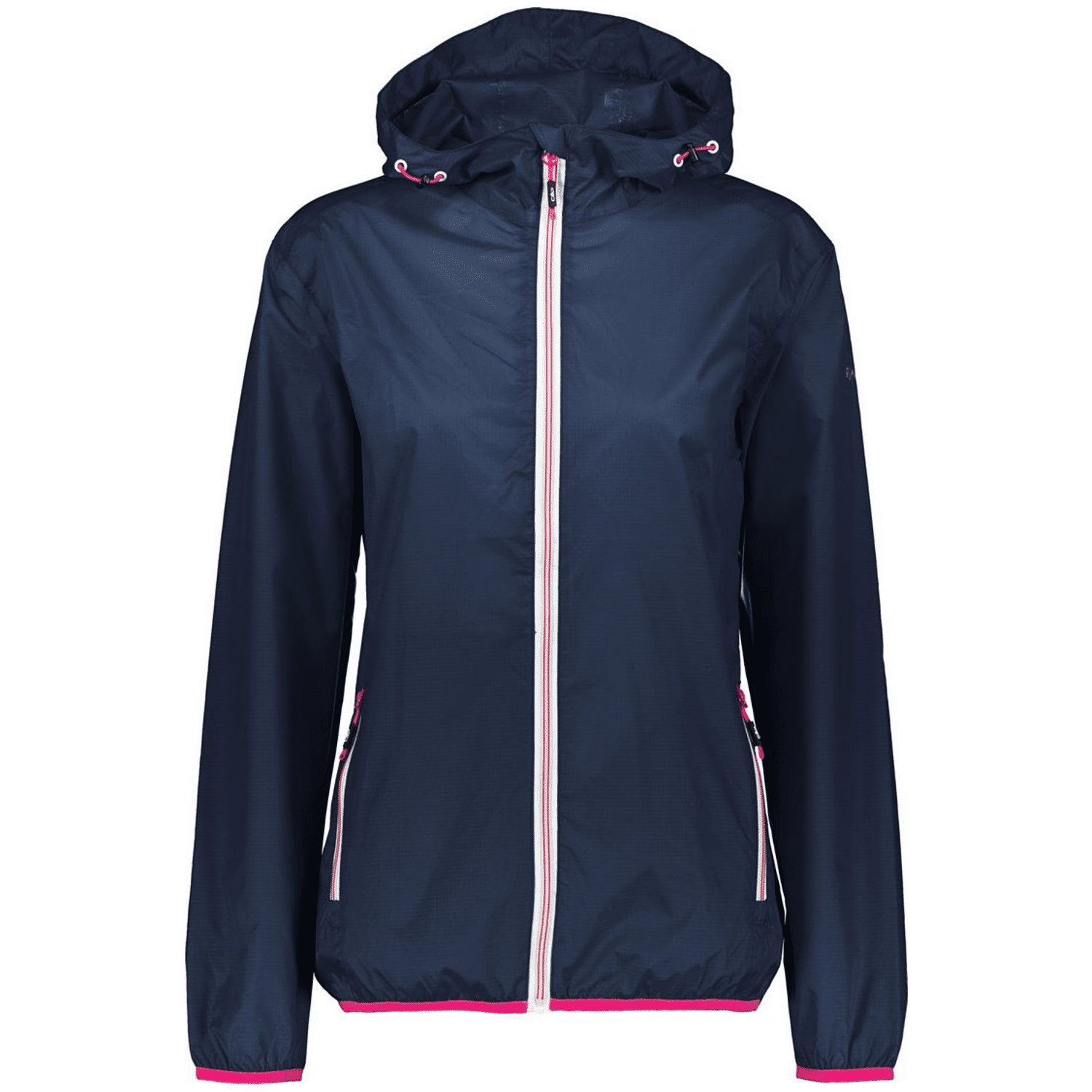 Cmp - Jacket Rain Fix Hood Dunkelblau - Gr. - 34