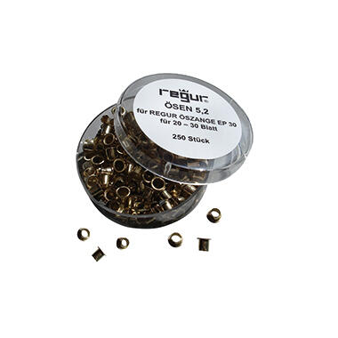 REGUR® - REGUR® Ösen 4mm Messing 250 St./Pack.