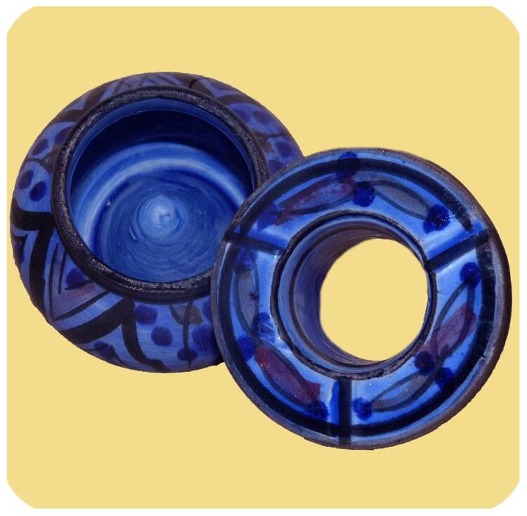 Marokkanischer Aschenbecher STURM-ASCHENBECHER aus Keramik Ø10cm