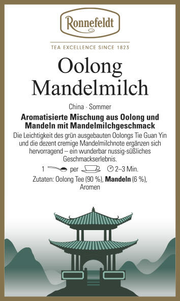 Ronnefeldt - Oolong Mandelmilch - Gr. - 100g