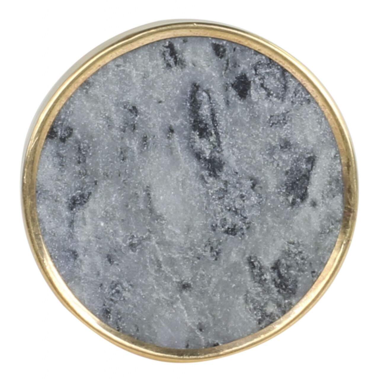 Chic Antique Möbelgriff Schubladengriff Griff Knauf Marmor Grau Schwarz Chic Antique 39052424