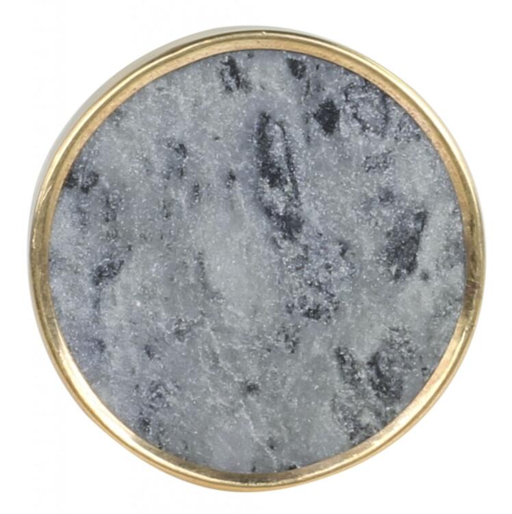 Chic Antique Möbelgriff Schubladengriff Griff Knauf Marmor Grau Schwarz Chic Antique 39052424
