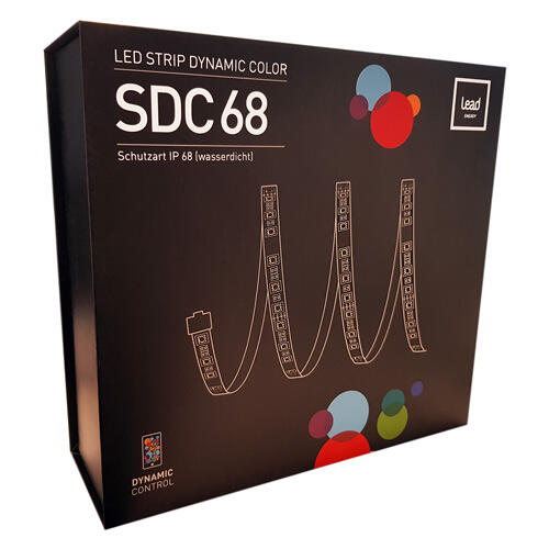 Lead Energy SDC68 LED Strip Set RGB steuerbar dimmbar 5m für außen
