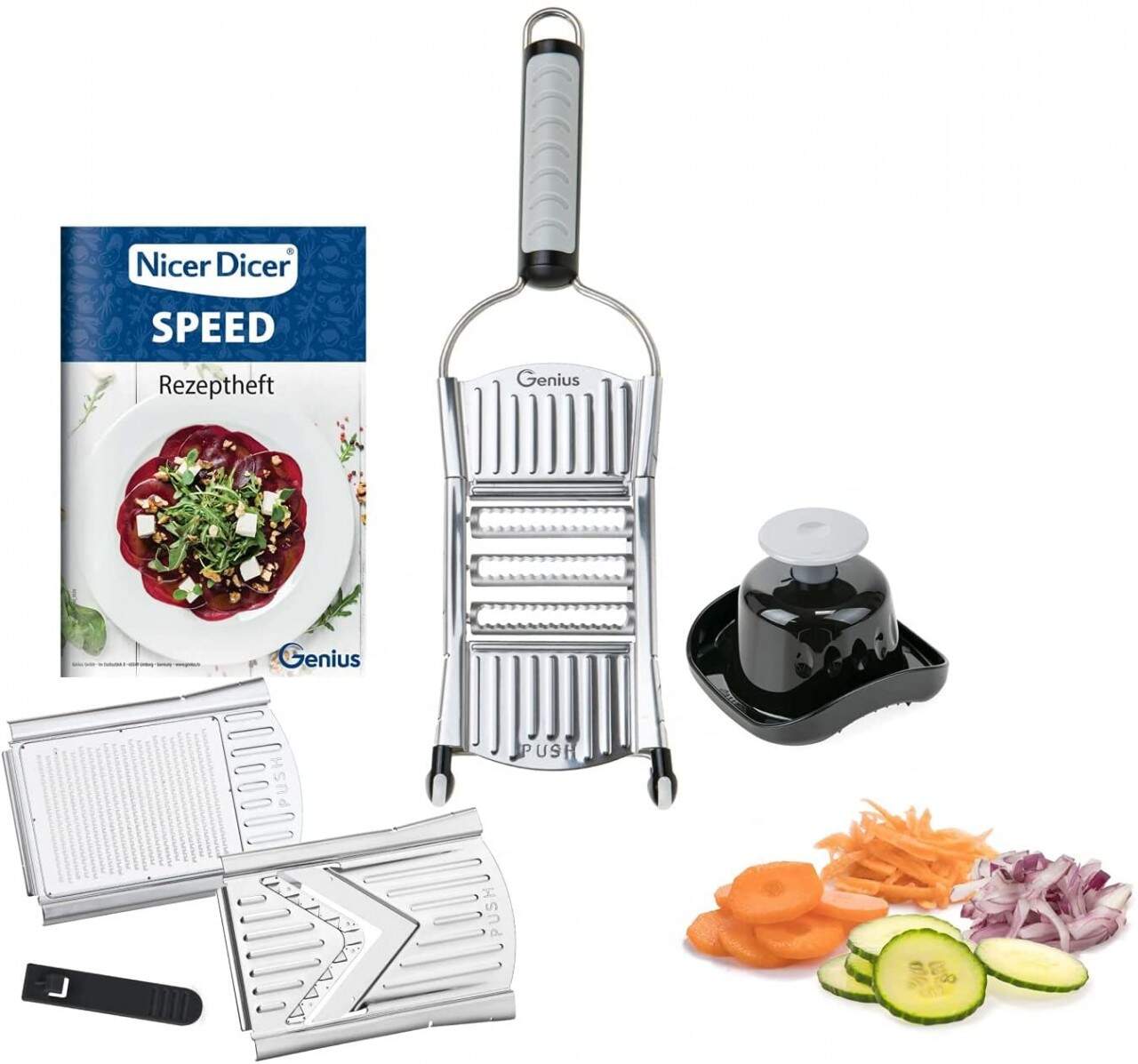 Genius Nicer Dicer Speed Set 7-tlg Gemüsehobel 34231