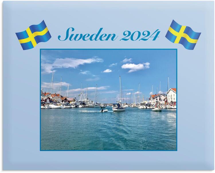 Burde Wandkalender Schweden mit Kuvert 2024