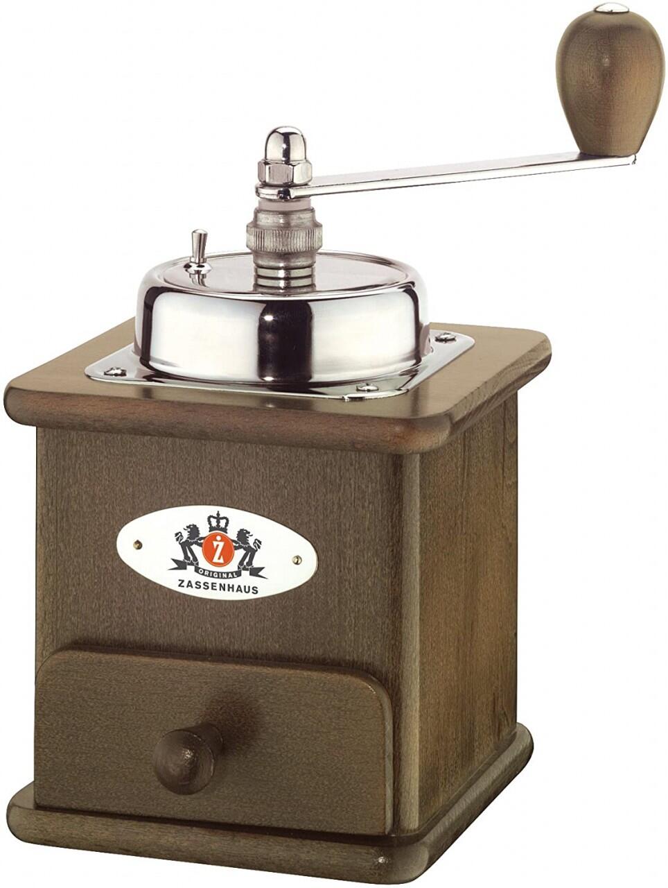 Zassenhaus - Zassenhaus - Kaffeemühle Brasilia dunkel gebeizt 040012 Hand - Espressomühle