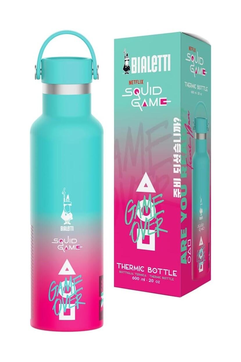 Bialetti - Isolierflasche Thermoflasche 0,6L Edelstahl Squid Game 3 Squid004