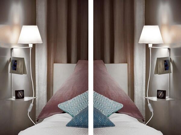 Sompex Wandlampe Schlafzimmer mit Ablage & weiß Wuppertal City Schalter Kabel | Online