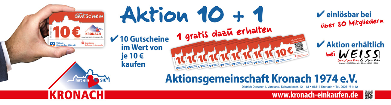 „Die 10+1-Aktion – Gutscheine für jeden Anlass“