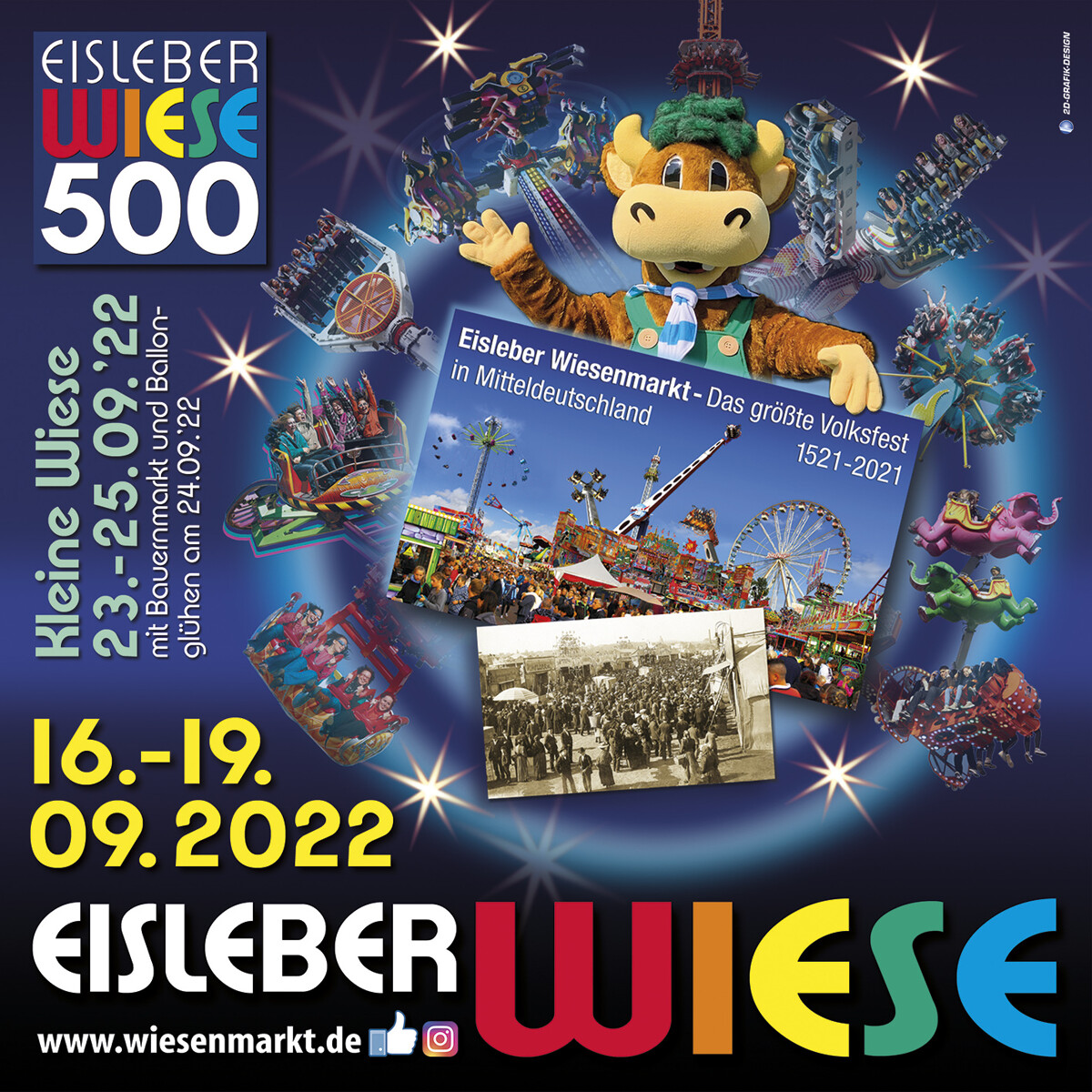 Eisleber Wiesenmarkt, größtes Volksfest in Mitteldeutschland