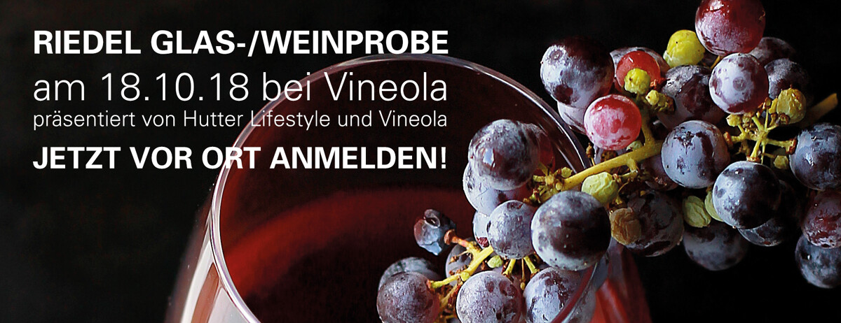 Riedel Glas-/Weinprobe