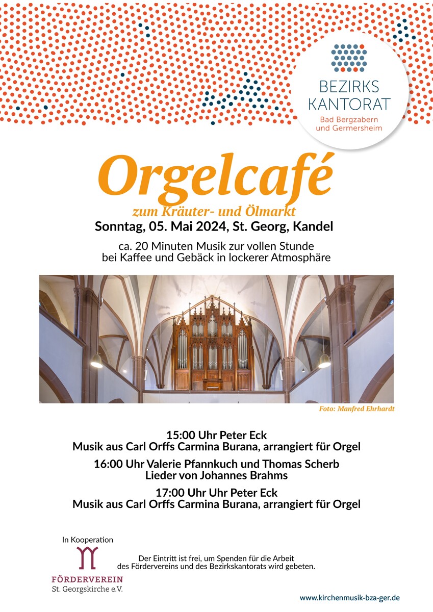 Orgelcafé zum Kräuter- und Ölmarkt in Kandel