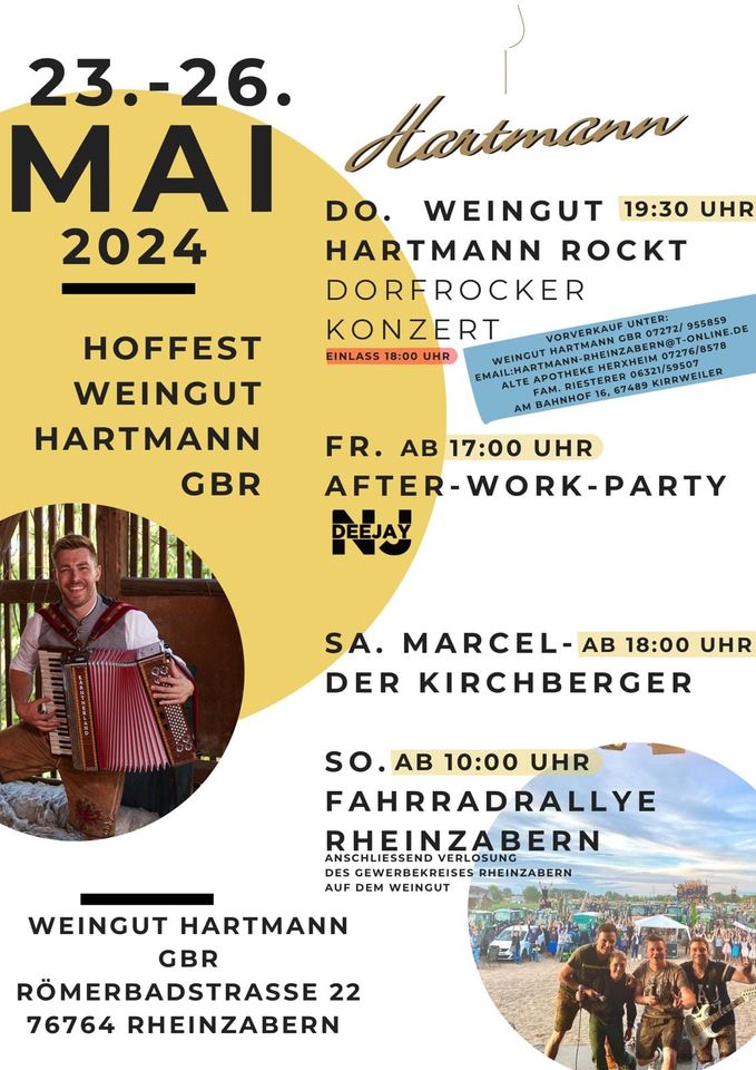 Hoffest Weingut Hartmann in Rheinzabern