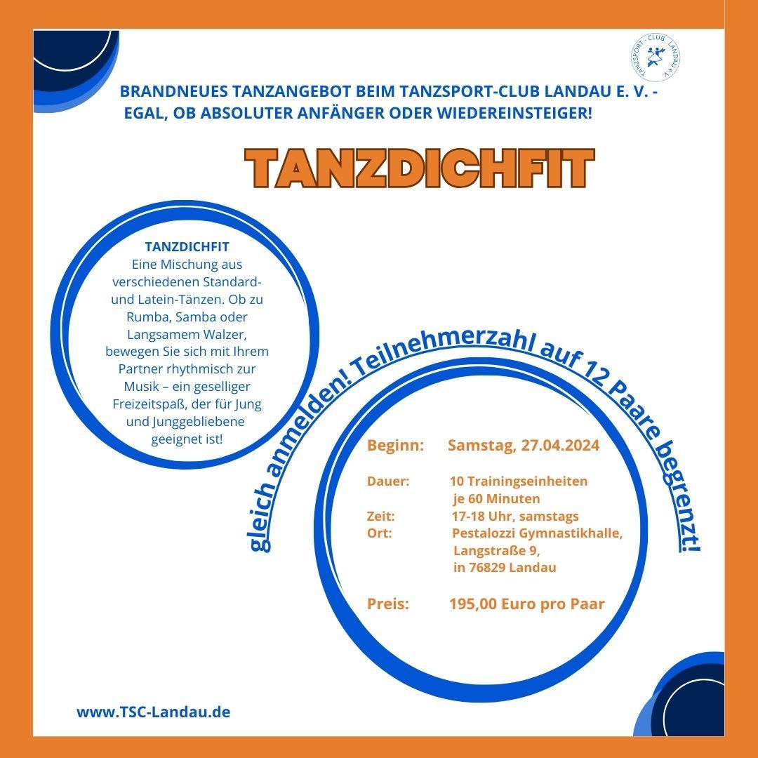 Trainingsangebot "Tanz Dich Fit" des TSC Landau