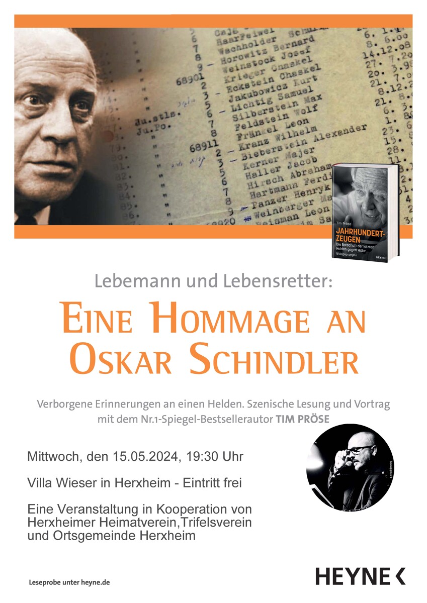 Lesung mit Bestseller-Autor Tim Pröse in Herxheim