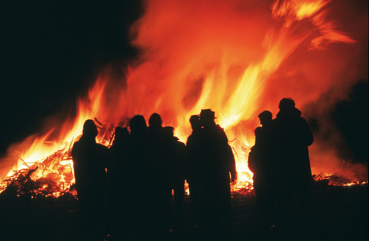 Biike-Brennen auf Amrum