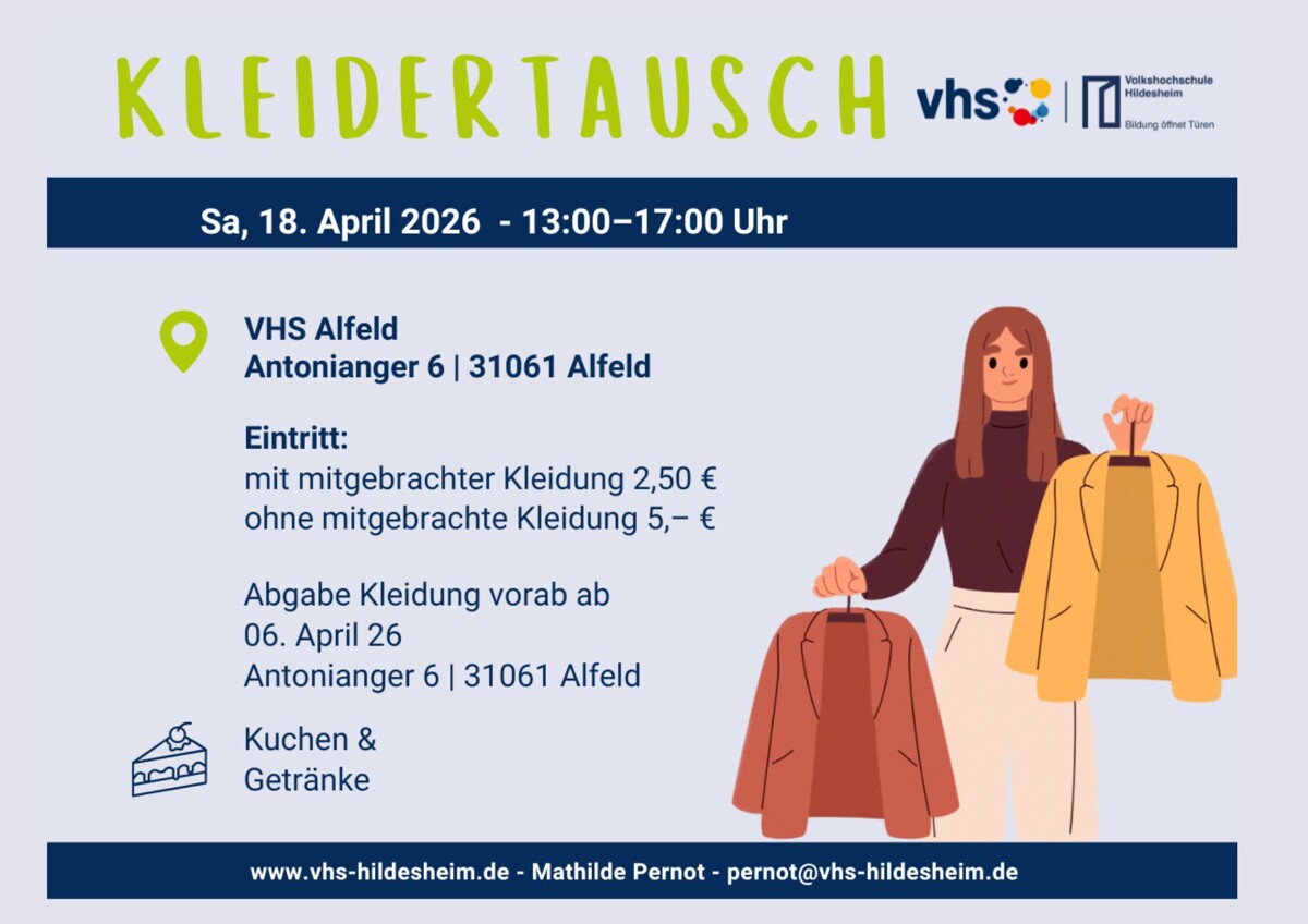 Kleidertausch Alfeld – nachhaltig tauschen statt neu kaufen