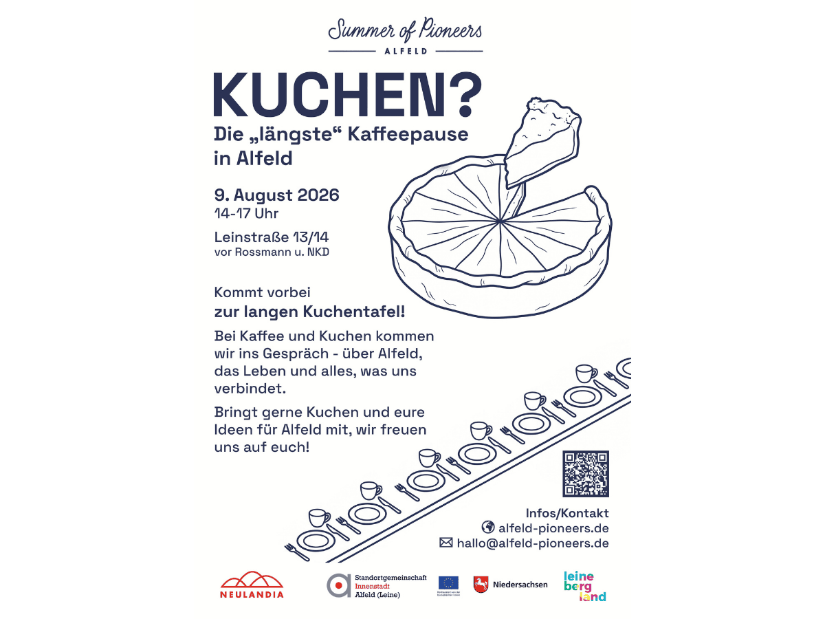 Pioneers of Summer bringen Alfeld an einen Tisch