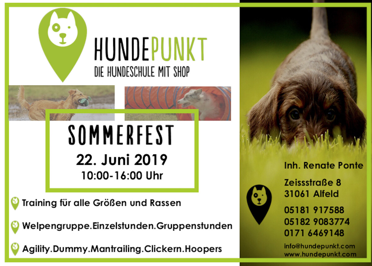 Hundeschule - Sommerfest