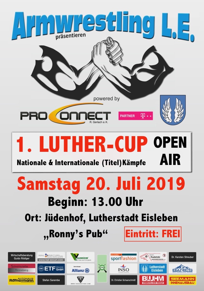 Armwrestling "Luther-Cup"