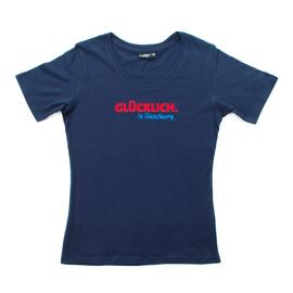 Rundhals-T-Shirts Geschenkanlässe Günzburg GLÜCKLICH. In Günzburg.