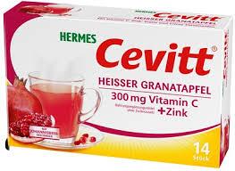Hermes Cevitt heißer Granatapfel Granulat 14 Stück
