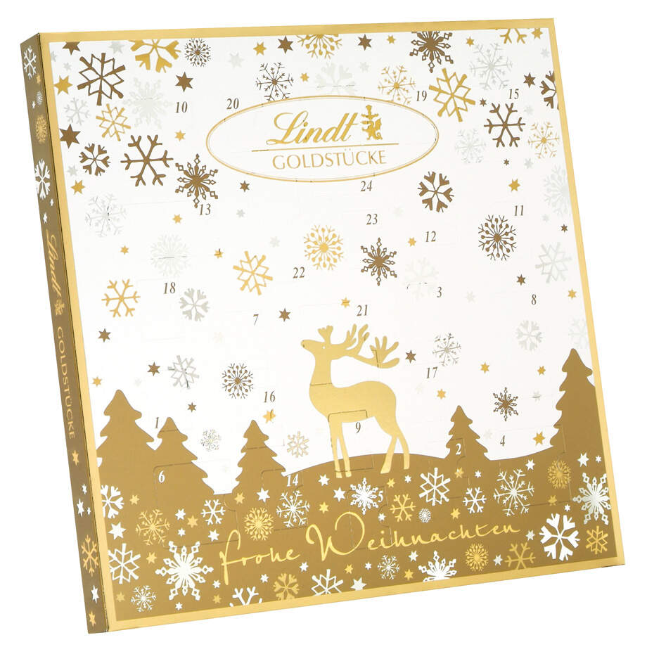 Lindt Lindt "GoldstückeAdventskalender", 156g Naschkatzenparadies