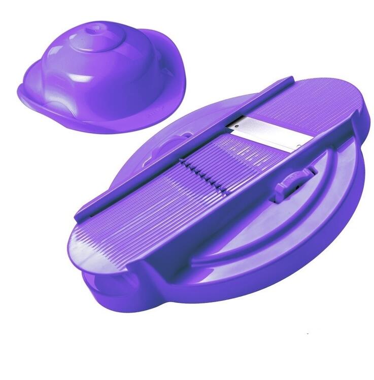 Genius Reibe 21258 Cutter 2 tlg. Lila Hobel Küchenreibe Gemüsehobel