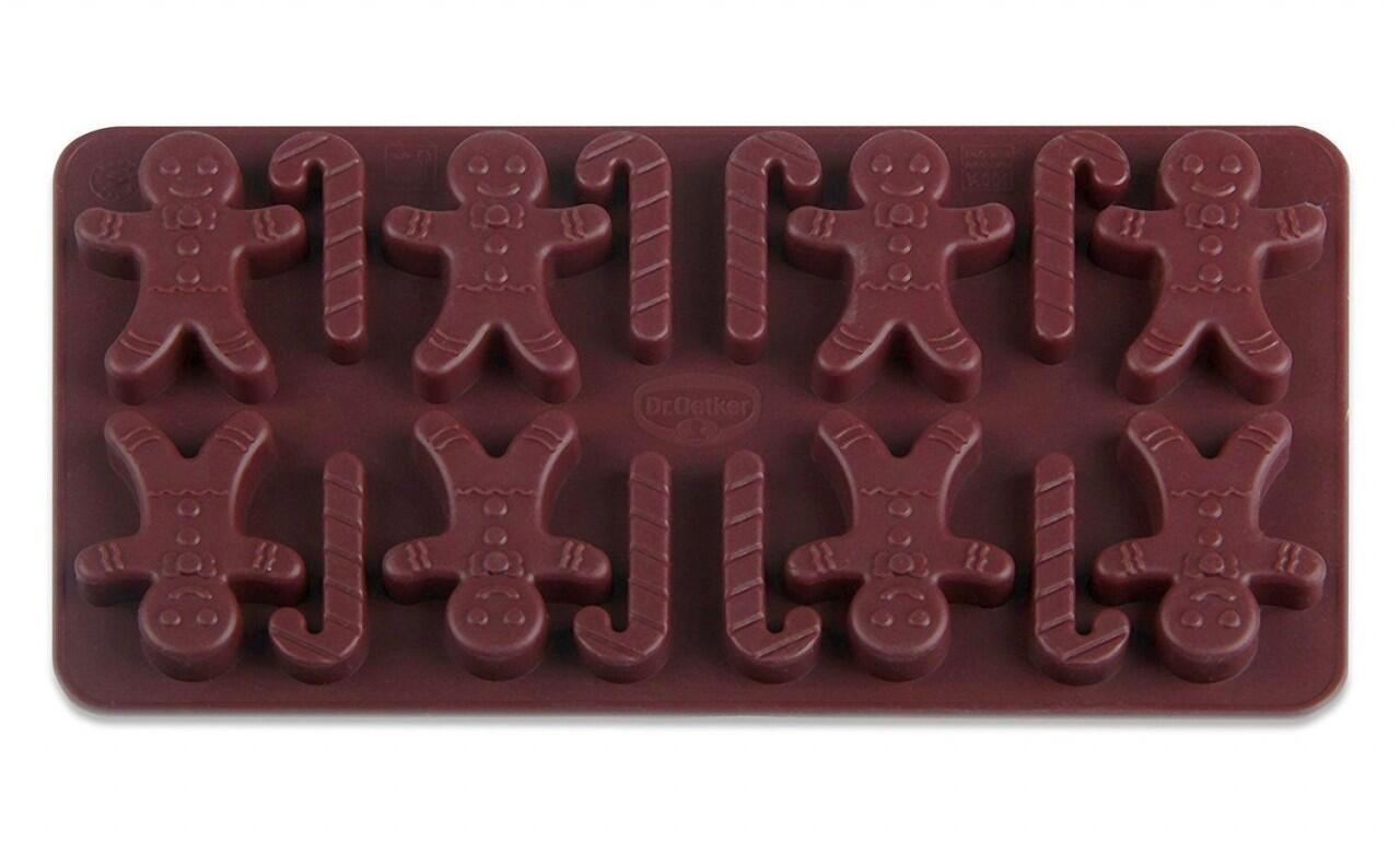 Dr. Oetker - Dr. Oetker - Pralinenform Lebkuchenmann 1296 Schokoladenform Confiserie Silikon