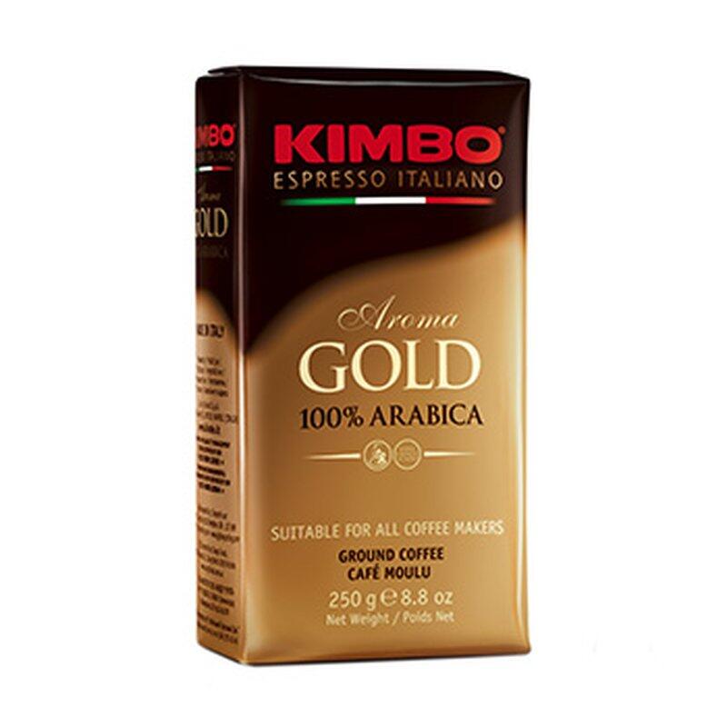 Kimbo - KIMBO Espresso Italiano Aroma Gold, ganze Bohne, 250 g