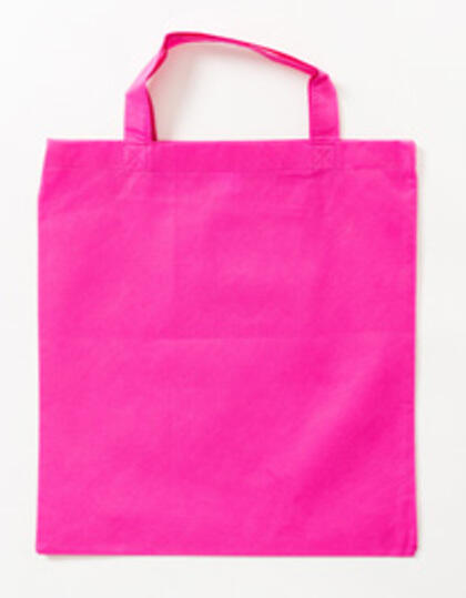 Printwear - PP Shopper Bag Short Handles Pink (ca. Pantone 226U-HKS 27)