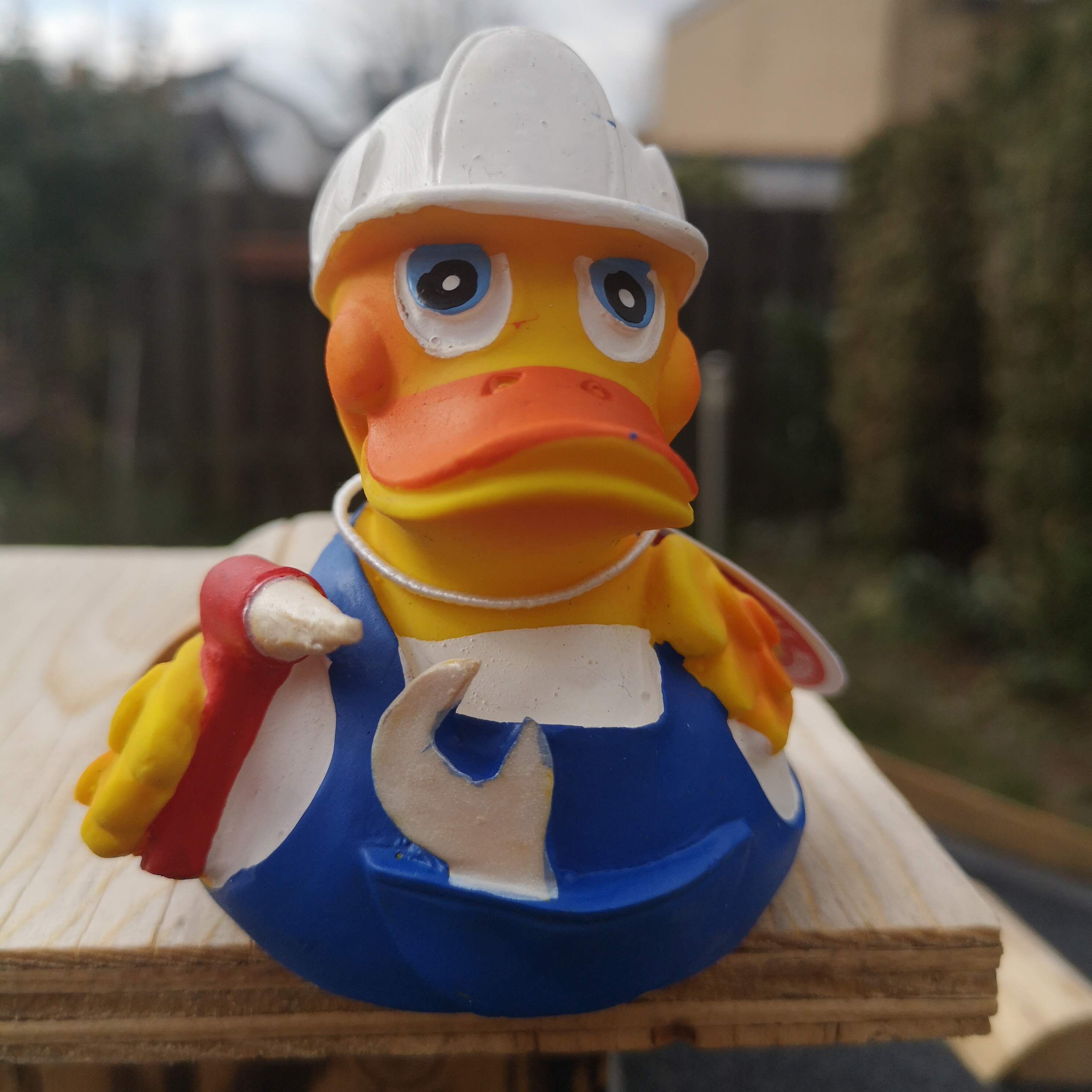 Badeente Als Handwerker - Lustige Spielzeug-Ente Für Badewanne & Kinderzimmer