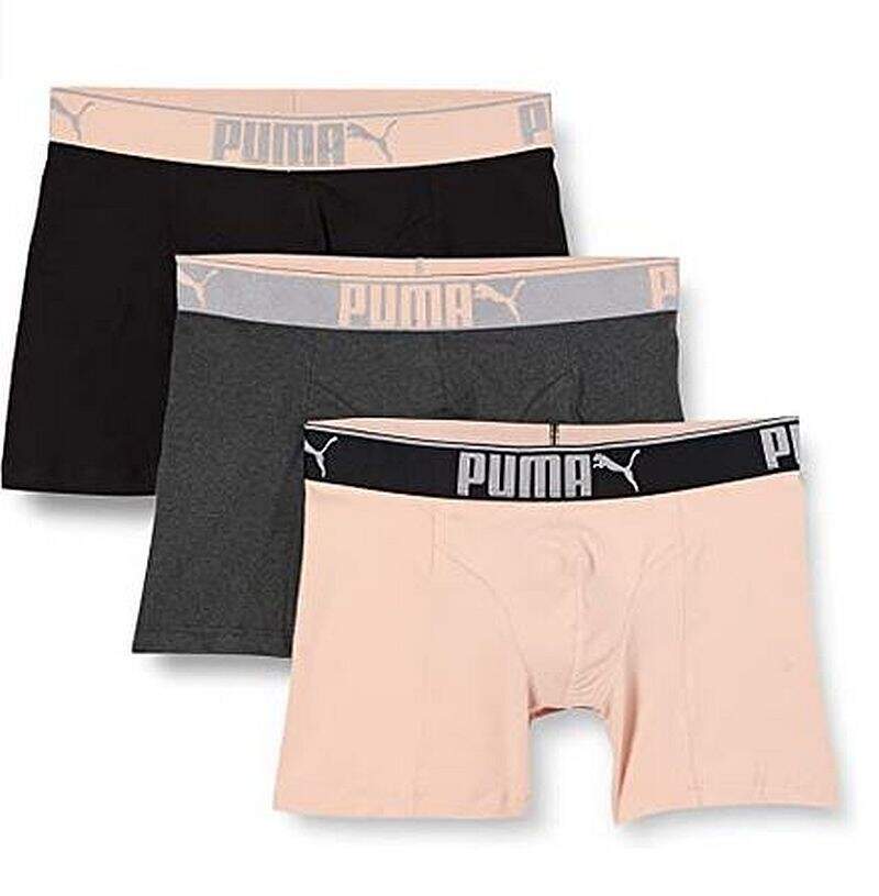 Puma PUMA Herren Boxer Shorts Unterhose Slip Rose Water 3er Pack Gr. L Einkaufen in Murrhardt