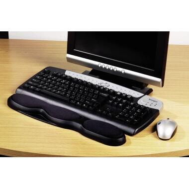 Kensington - Kensington Handgelenkauflage 45 x 3 x 8,3 cm (B x H x T) nicht antistatisch Kunststoff schwarz schwarz