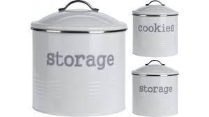 Excellent Houseware Vorratsdose Metall Storage/Cookies