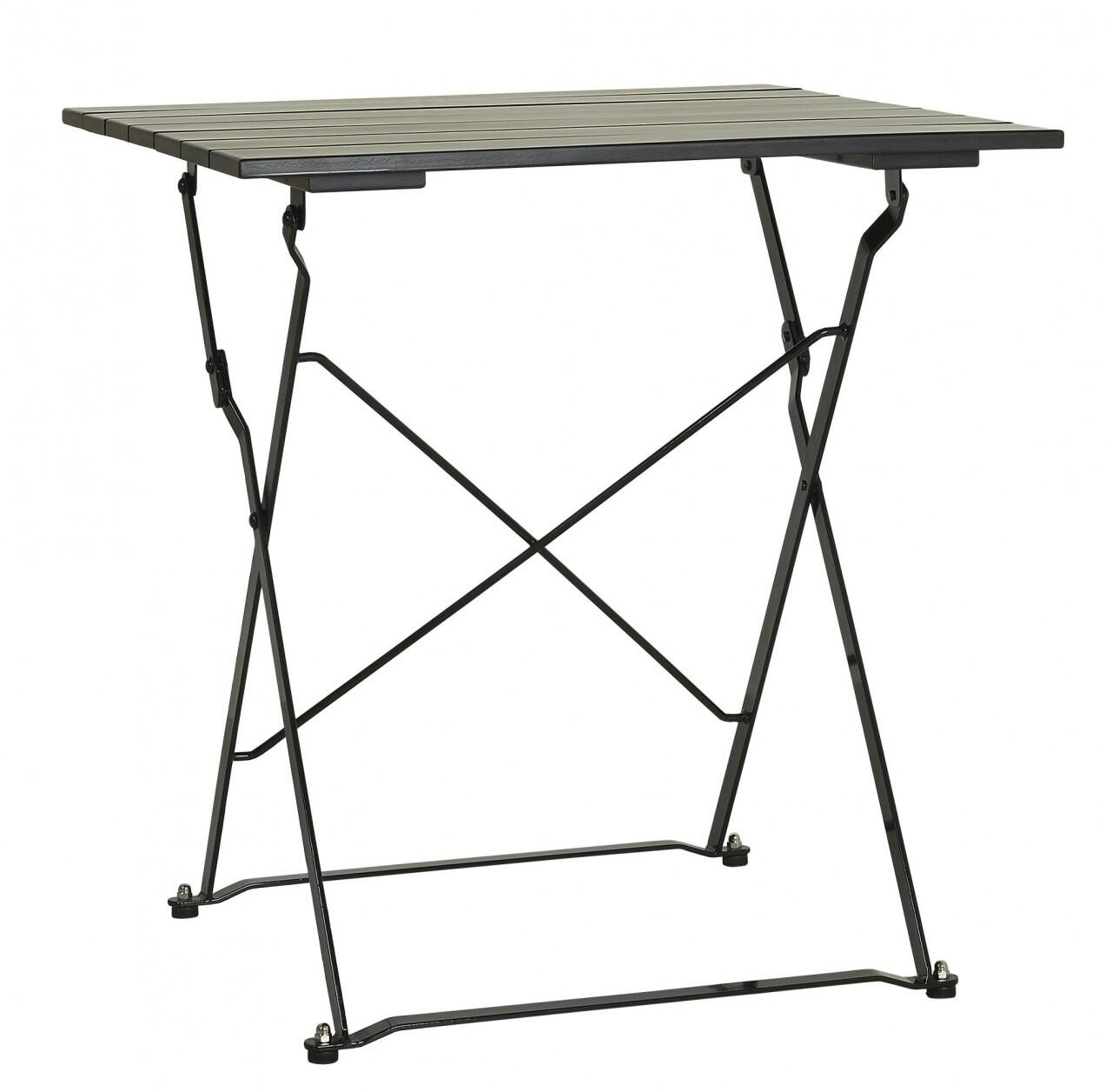 Ib Laursen - Tisch Klapptisch Gartentisch Gartenmöbel Holz Metall Schwarz Ib Laursen 2154-24