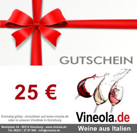 Gutscheine Vineola.de - Weine aus Italien