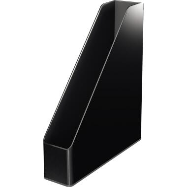 Leitz - Leitz Stehsammler Duo Color 7,3 x 31,8 x 27,2 cm (B x H x T) DIN A4 Werkstoff: Polystyrol schwarz/grau schwarz/grau