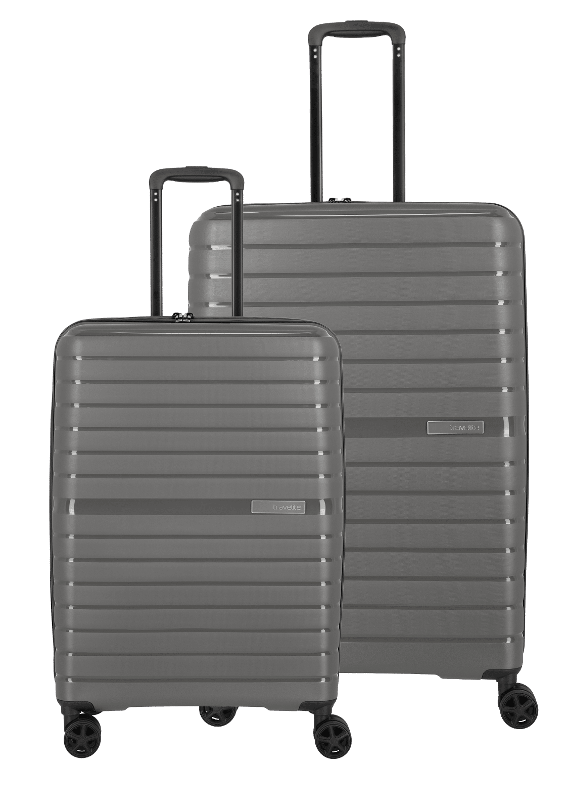 Travelite - TRIENT 2-tlg. Koffer-Set Anthrazit