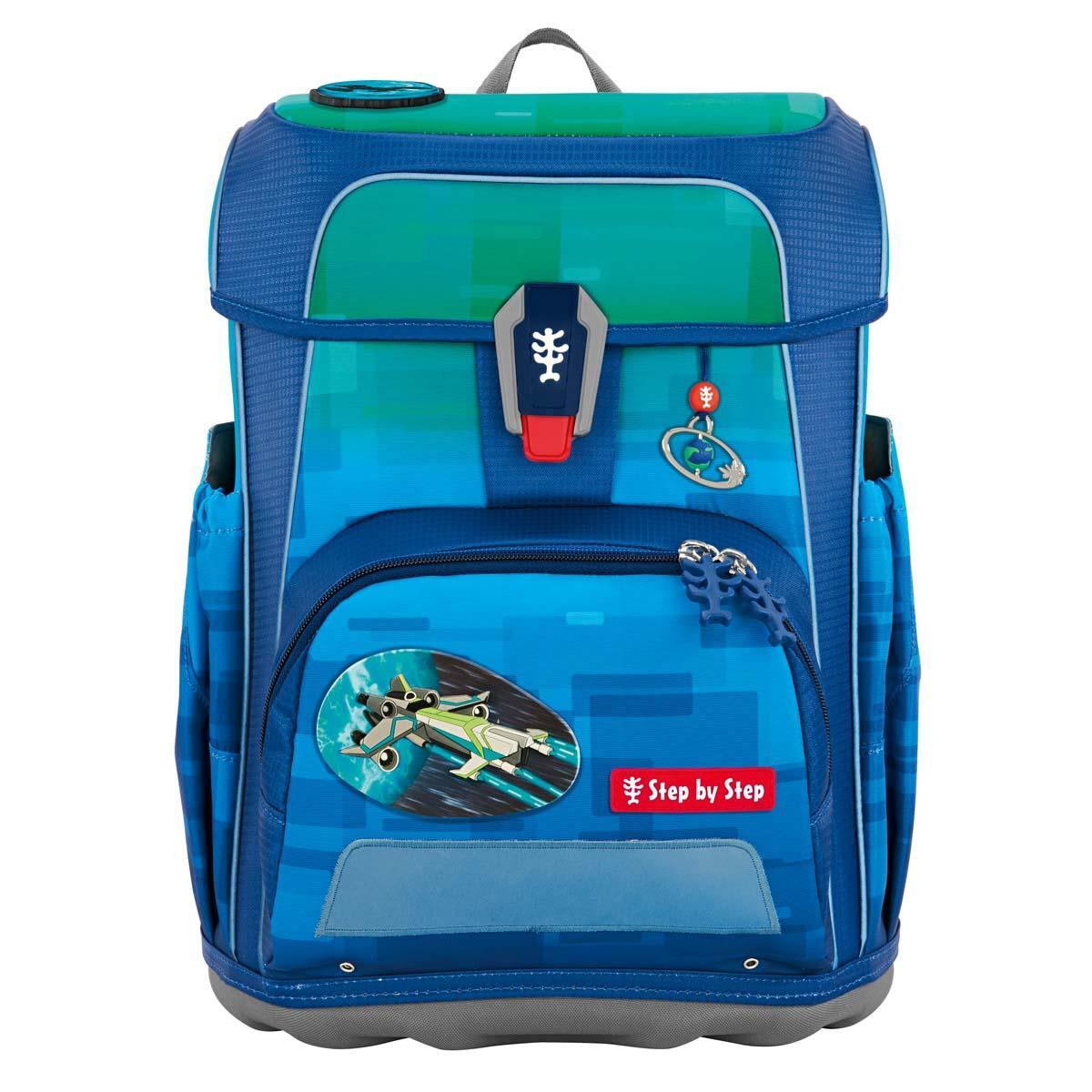 Step by Step - Ranzenset Mehrteilig Cloud Ocean Schulranzen-Set, 5-T Space Craft Spike