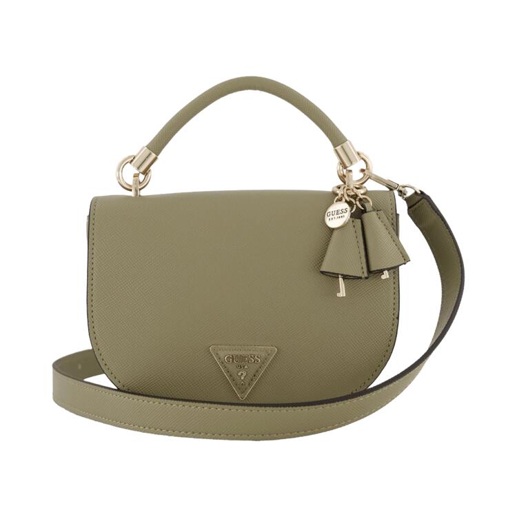 GUESS Handtasche Mit Uberschla Gizele Mini Saddle Sage bagmondo