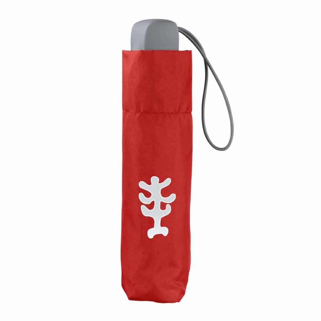 Step by Step - Taschenschirm Regenschirm , Magic Rain Effect Red schwarz/rot