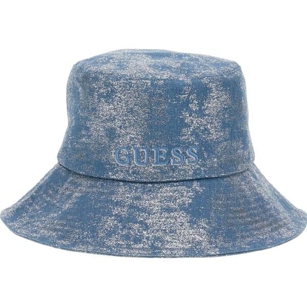 Guess Guess Bucket Hat, Fischerhut, Denim, Blau-Silber bagmondo