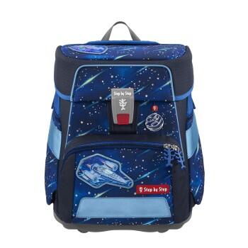 Step by Step - SPACE REFLECT Schulranzen-Set Star Shuttle Elio, 5-teilig blau/blau
