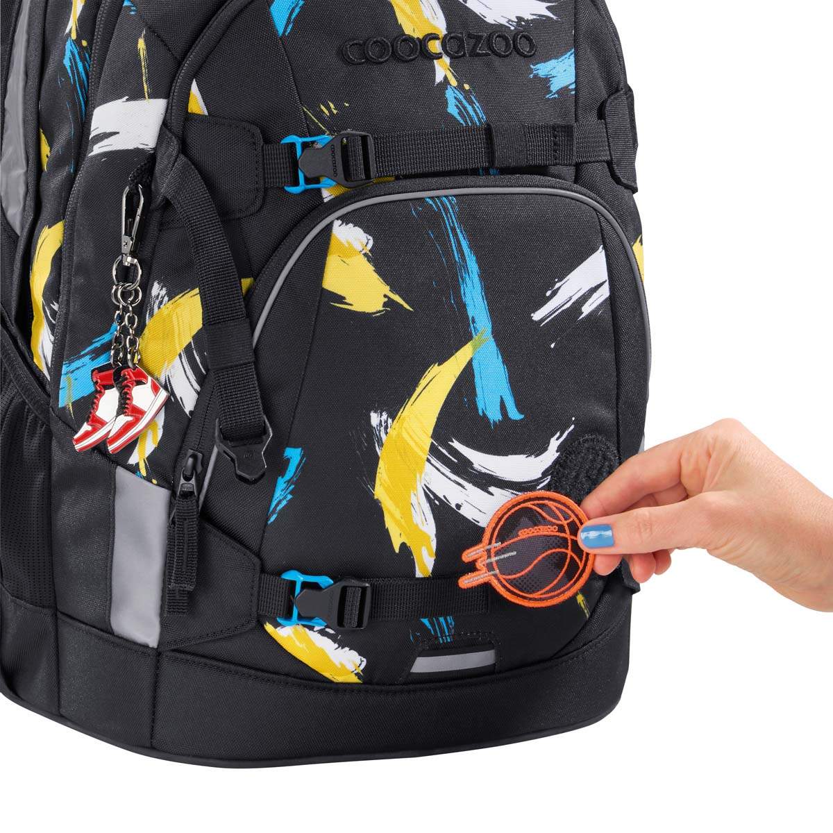 coocazoo Rucksack MATE, Crazy Artnight | Leder Horn