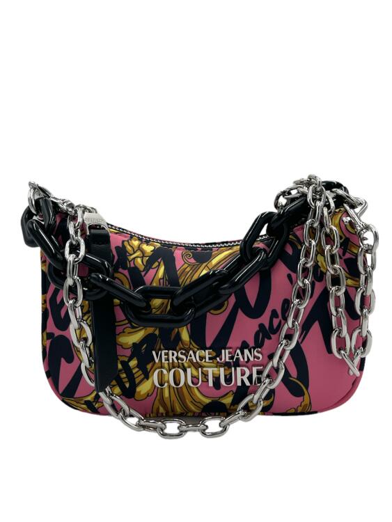 Versace Jeans Couture Versace Jeans Couture Handtasche Umhangetasche Hobo Bag Small Nylon Schwar. bagmondo