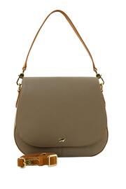 Handtasche mit Überschlag Handtasche mit Überschlag Handtasche mit Überschlag BRAUN BÜFFEL