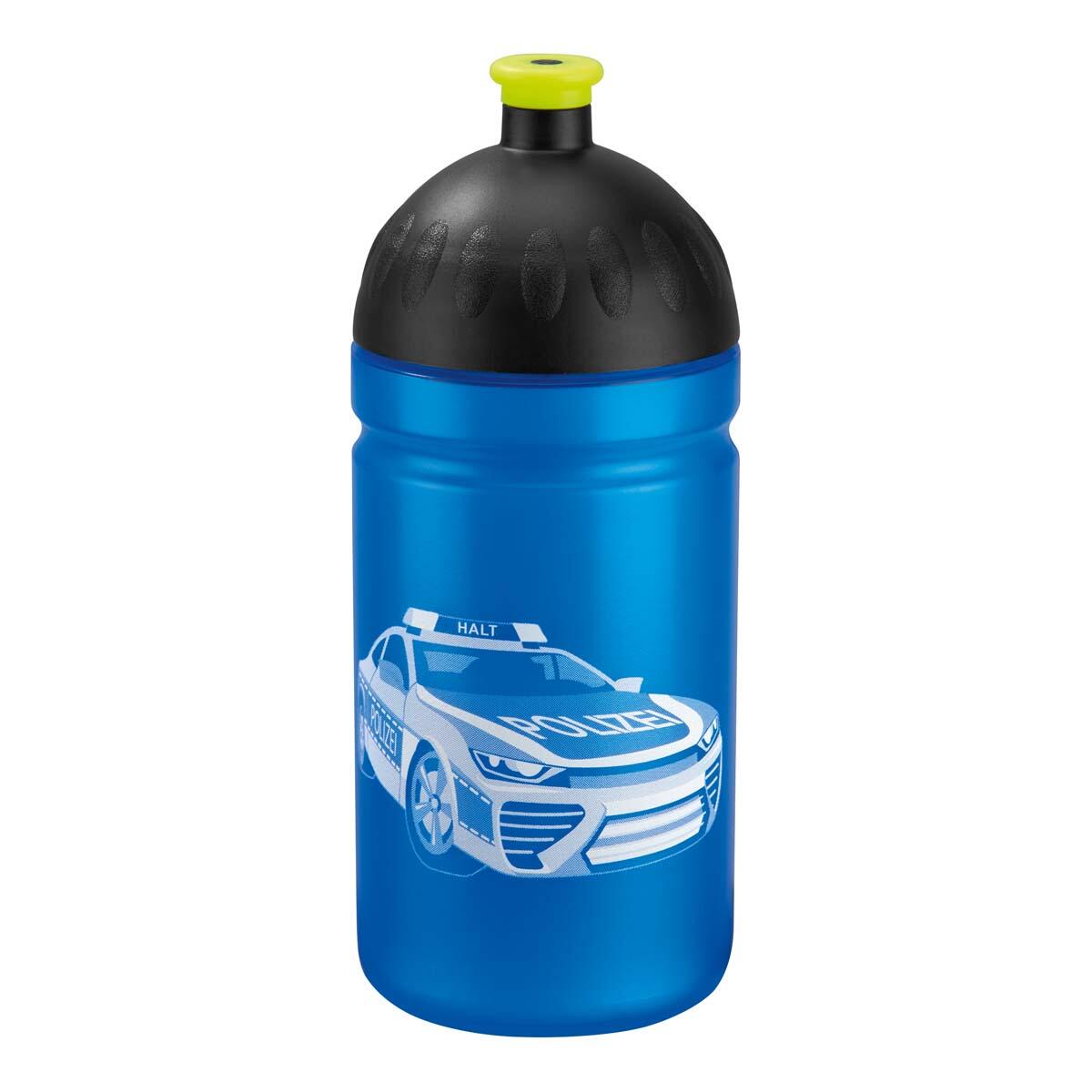 Step by Step - Trinkflasche Police Car Cody, Blau blau/gelb