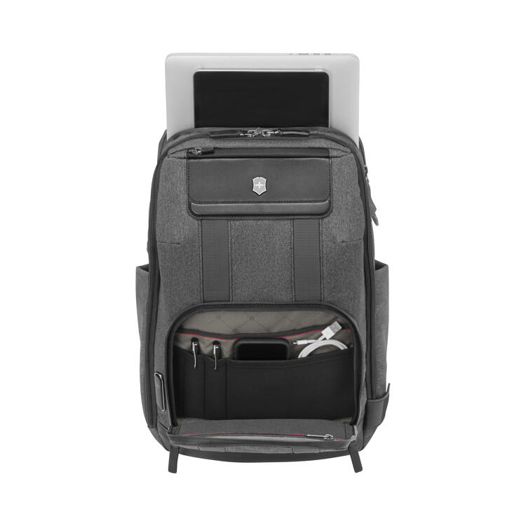 Architecture Urban2 Deluxe Backpack 15 Backpack with separate Laptop and Tablet Compartment Melange Grey Black