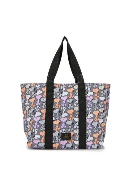 Codello Codello X Peanuts Snoopy Allover Shopper, Grau-Mehrfarbig